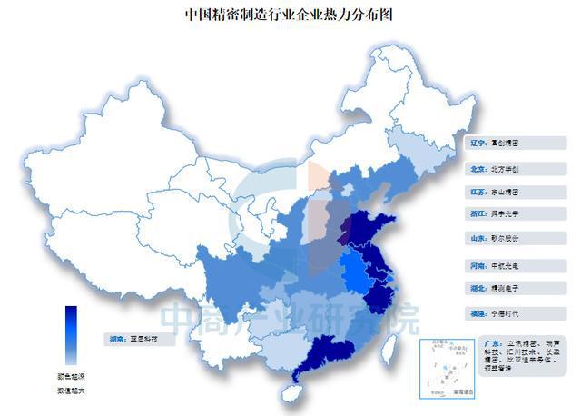 2025年中国精密制造产业链梳理及投资热力地图（附产业链全景图）(图18)