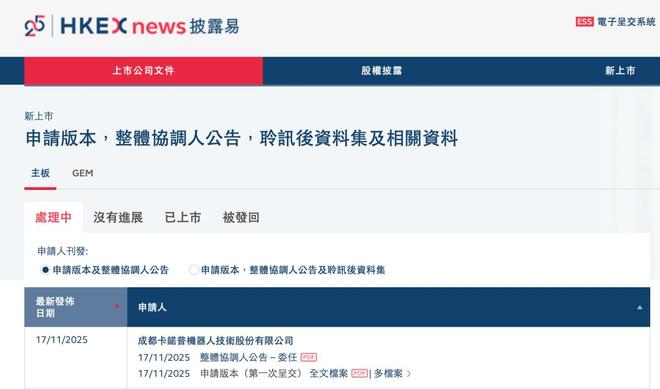 成都工业机器人企业冲刺港股全栈自研技术出买球的app:海全球40国(图4)